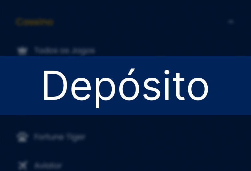 Seção de depósito no BetDaSorte após login