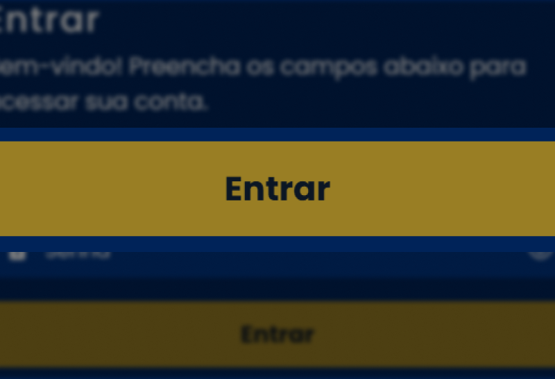 Botão “Entrar” para confirmar o acesso à conta BetDaSorte